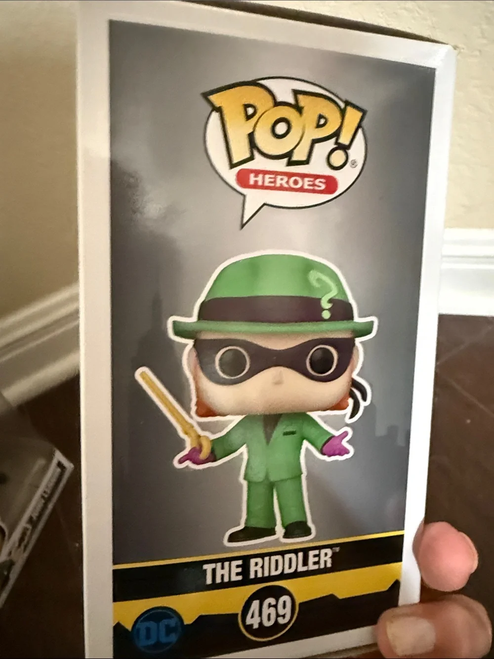 Funko Pop figure: 469 The Riddler- Batman/ LA Comic Con 2022 Show Exclusive